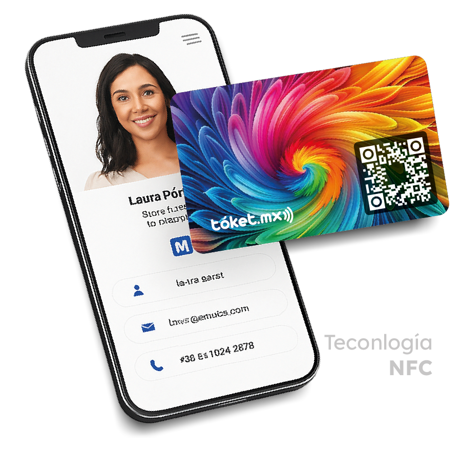 Tarjeta NFC con QR